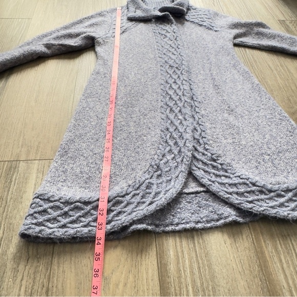 Prana The Angelica Duster Blue Size Large Chunky Sweater - Picture 11 of 11